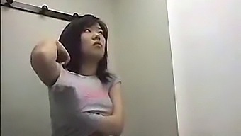 Asian Fitness Instructor'S Hidden Camera Captures Her In Lingerie And Bra