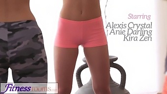 Yoga Instructor In Fitness Center Has Anal Sex With Young Girl While Wearing A Penis Sheath