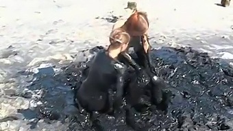 Young Russian Sluts Play Dirty Games