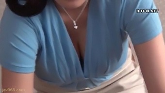 Asian Teen With Big Tits Gets A Cumshot