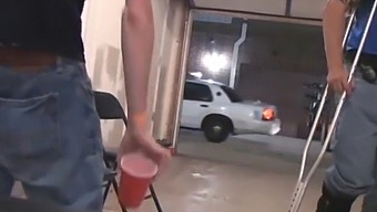 Interracial Group Sex At Wild Party