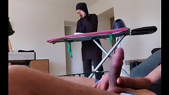 Muslim Maid Surprised By Unexpected Exposure To Penis!