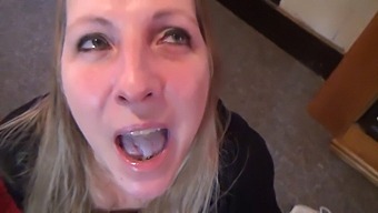 Wife Gulps Cum Eagerly In Homemade Porn Video