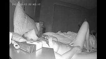 A Reserved Girl Pleasures Herself In Bed With A Secret Camera Hidden Nearby