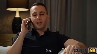 Beyaz Bir Amatör Çift, Ilk Kez Swinger Ve Cuckolding Yapıyor.