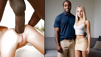 A Black Man Pleasuring My Gorgeous Wife'S Rear End (Buttocks)