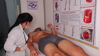 The Guy Got Hardened In Front Of The Medical Student
